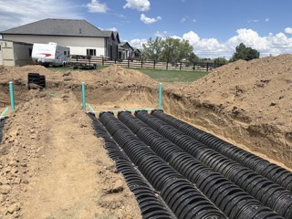 Multi-Line Absorption Bed Soil Profiling Layout